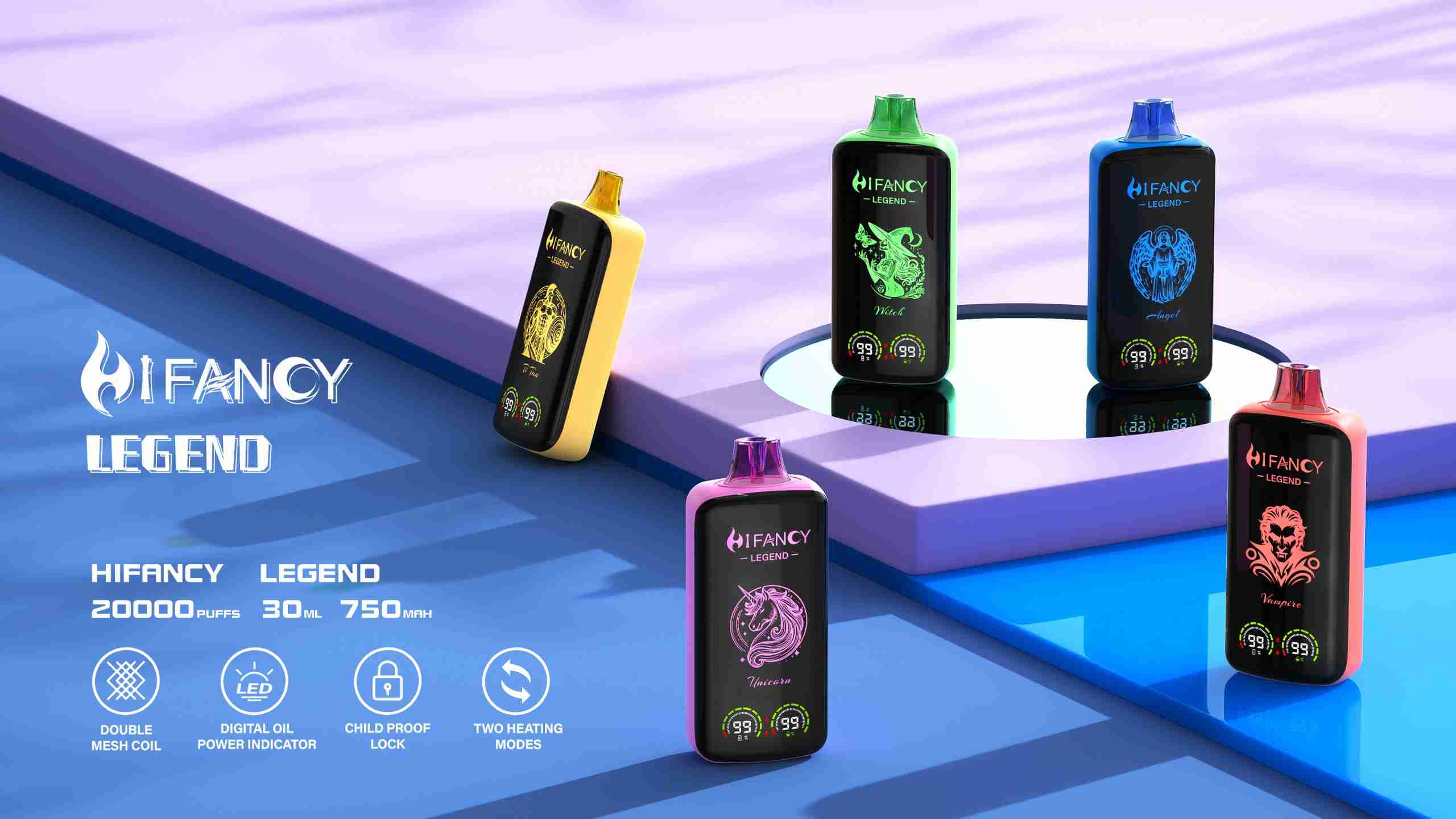 HIFANCY LEGEND 20000 Vape Poster Image