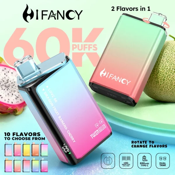 HIFANCY TWIN MAX 60000 Vape HIFANCY TWIN MAX 60000 Vape