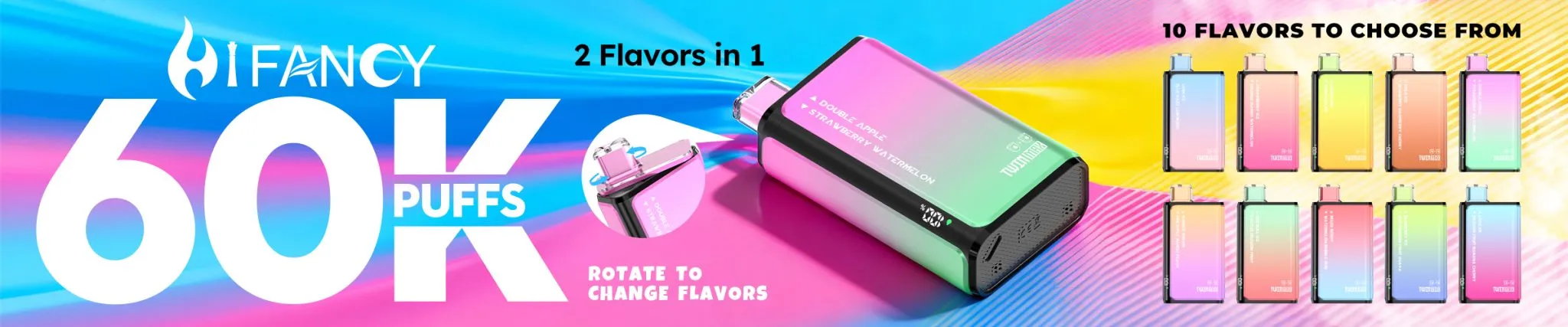 HIFANCY TWIN MAX 60000 Vape Poster Image